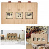 CALENDRIER FLIP FLAP DECO EFFET BOIS