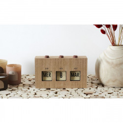 CALENDRIER FLIP FLAP DECO EFFET BOIS