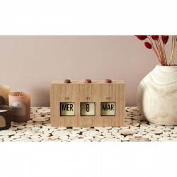 CALENDRIER FLIP FLAP DECO EFFET BOIS