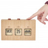 CALENDRIER FLIP FLAP DECO EFFET BOIS