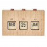CALENDRIER FLIP FLAP DECO EFFET BOIS