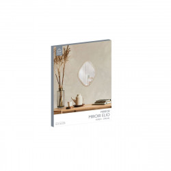 MIROIR DECO CONTOUR BOIS LOSANGE H34CM E