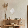 MIROIR DECO CONTOUR BOIS LOSANGE H34CM E