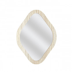 MIROIR DECO CONTOUR BOIS LOSANGE H34CM E