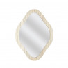 MIROIR DECO CONTOUR BOIS LOSANGE H34CM E