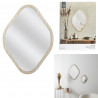 MIROIR DECO CONTOUR BOIS LOSANGE H60CM E