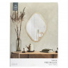 MIROIR DECO CONTOUR BOIS LOSANGE H60CM E
