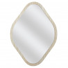 MIROIR DECO CONTOUR BOIS LOSANGE H60CM E