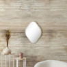 MIROIR DECO CONTOUR BOIS LOSANGE H60CM E
