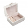 BOITE A BIJOUX BOUCLETTE BLANC