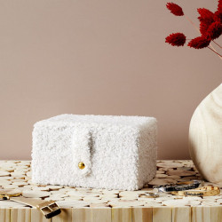 BOITE A BIJOUX BOUCLETTE BLANC