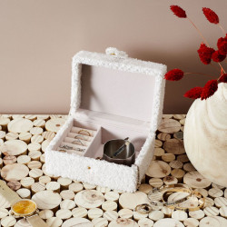 BOITE A BIJOUX BOUCLETTE BLANC