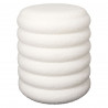 POUF RANGEMENT BOUCLETTE FREYA BLANC