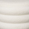 POUF RANGEMENT BOUCLETTE FREYA BLANC