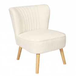 FAUTEUIL BOUCLETTE ERIKA BLANC