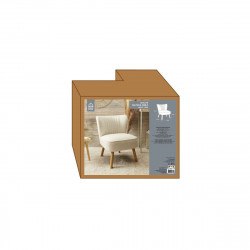 FAUTEUIL BOUCLETTE ERIKA BLANC