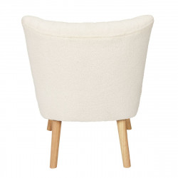 FAUTEUIL BOUCLETTE ERIKA BLANC