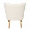 FAUTEUIL BOUCLETTE ERIKA BLANC