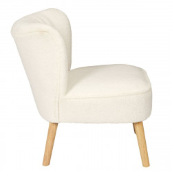 FAUTEUIL BOUCLETTE ERIKA BLANC