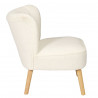 FAUTEUIL BOUCLETTE ERIKA BLANC