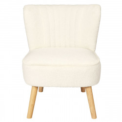 FAUTEUIL BOUCLETTE ERIKA BLANC