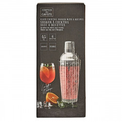 SHAKER EN VERRE AVEC RECETTES 450ML