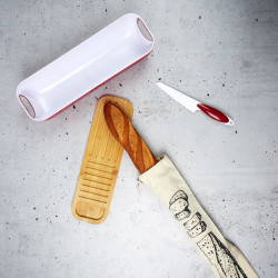 SAC A BAGUETTE EN COTON 70X10CM