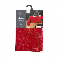 NAPPE PAMPILLE ROUGE/OR 150x240CM