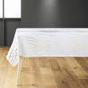 NAPPE ELONA BLANC/OR 150x300CM