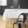 NAPPE ELONA BLANC/OR 150x300CM