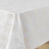 NAPPE PAMPILLE BLANC/OR 150x300CM