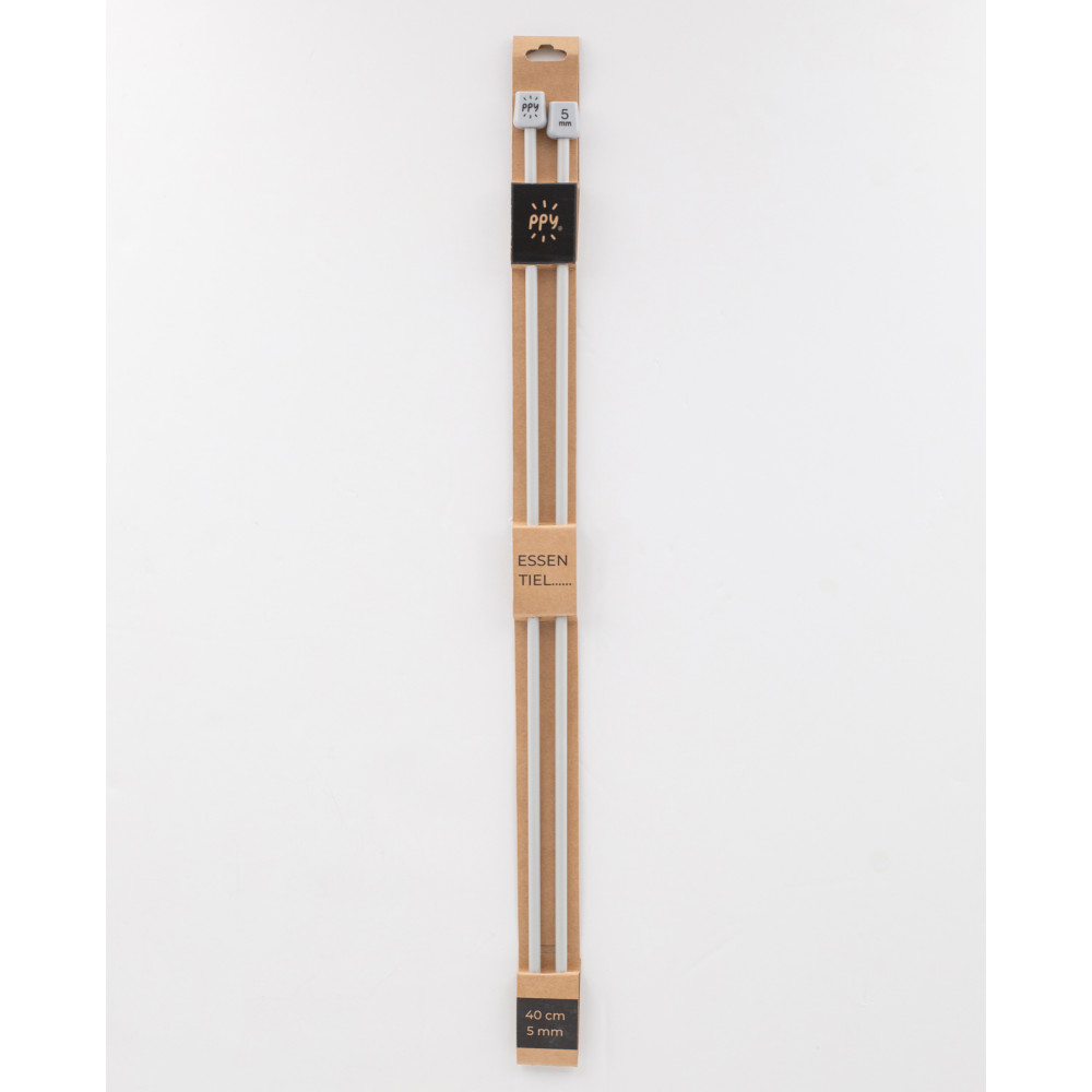 AIGUILLES n°5 ESSENTIEL 40CM ALU GRIS