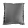 TAIE D'OREILLER LINA ANTHRACITE 63x63CM