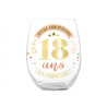 VERRE ROND CADEAU 18 ANS VERRE ROND CADEAU 18 ANS