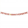 Guirlande lettres anniversaire terracotta