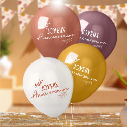 SACHET 8 BALLONS TERRACOTTA