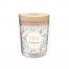 BOUGIE VERRE "MAMAN D AMOUR" BOUGIE VERRE "MAMAN D AMOUR"