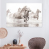 TOILE CHEVAUX 160X100CMS