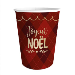 PACK 6 GOBELETS JOYEUX NOEL