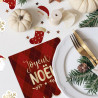 PACK 10 SERVIETTES "JOYEUX NOEL"