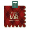 Pack 10 serviettes "Joyeux Noël"