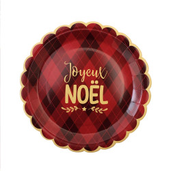 PACK 6 ASSIETTES "JOYEUX NOEL"