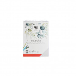 BLOC AQUARELLE A SPIRALES 10 PAGES 300G