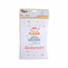 SACS A BONBONS ANNIVERSAIRE COLORE X6 EN
