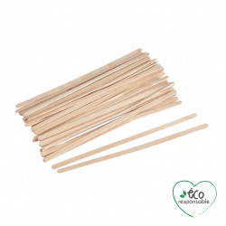 SET DE 50 AGITATEURS EN BOIS H14CM