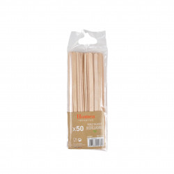 SET DE 50 AGITATEURS EN BOIS H14CM