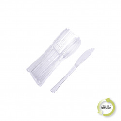 SET DE 12 COUTEAUX REUTILISABLES EN PS T