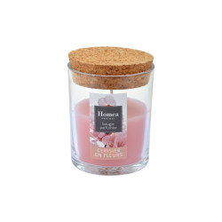 BOUGIE VERRINE CERISIER EN FLEURS D7X8,7