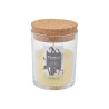 BOUGIE VERRINE VANILLE D7X8,7CM AVEC COU