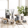BOUGIE VERRINE 3 MECHES FLEUR DE COTON D